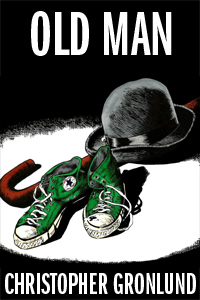 Cover to Old Man - bowler hat, cane, and green Converse Chuck Tasylor All Stars